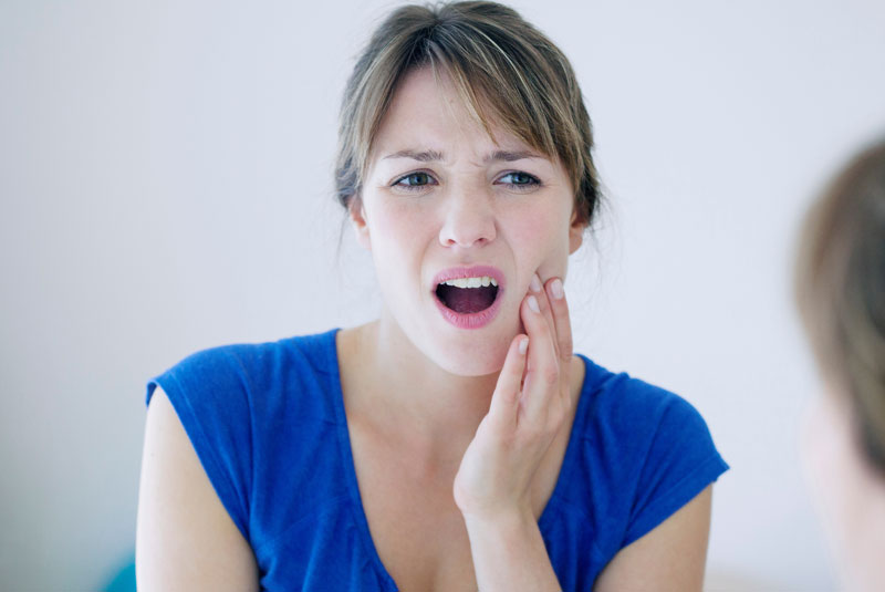 root canal dental patient after procedure